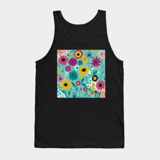 Enchanting Blossom Fantasia Pattern Tank Top